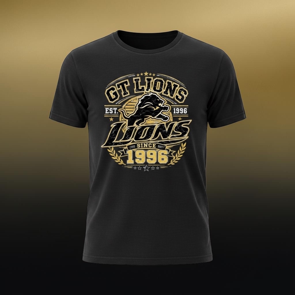 gt lions retro tee
