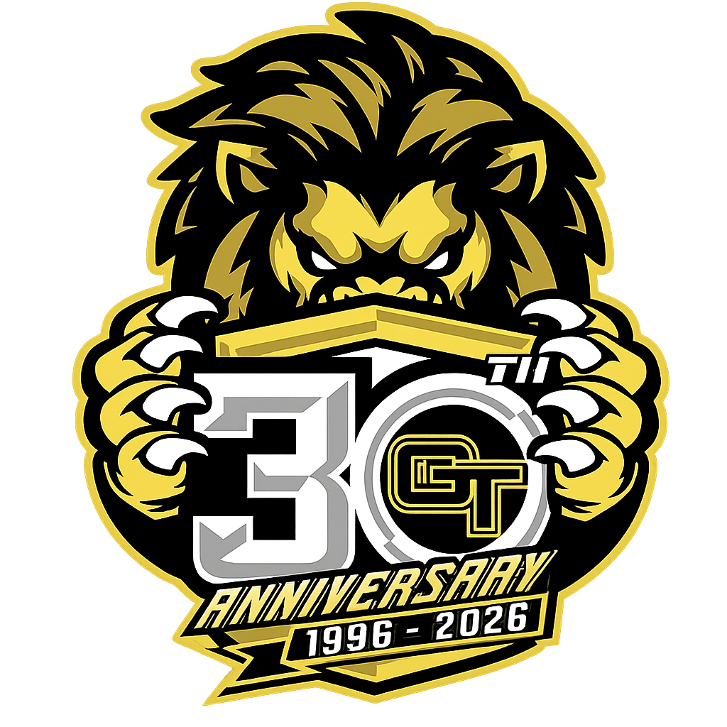 GT Lions mascot logo