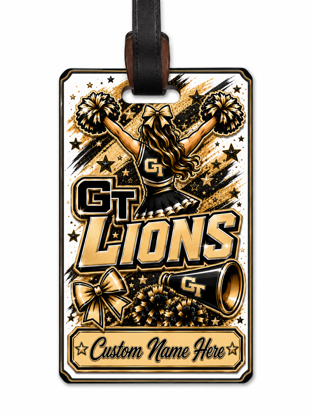 Custom Cheer Bag Tag