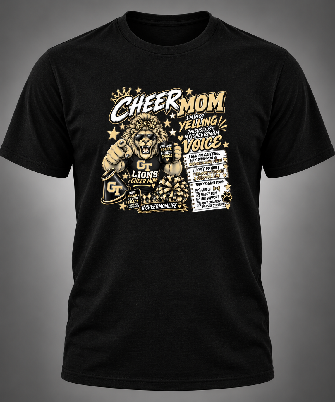 CHEER MOM LIONESS